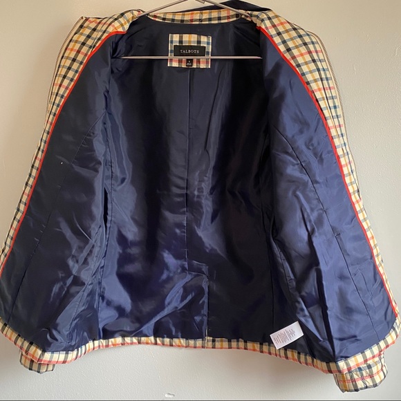 Talbot multi color plaid quilted jacket - Picture 8 of 10